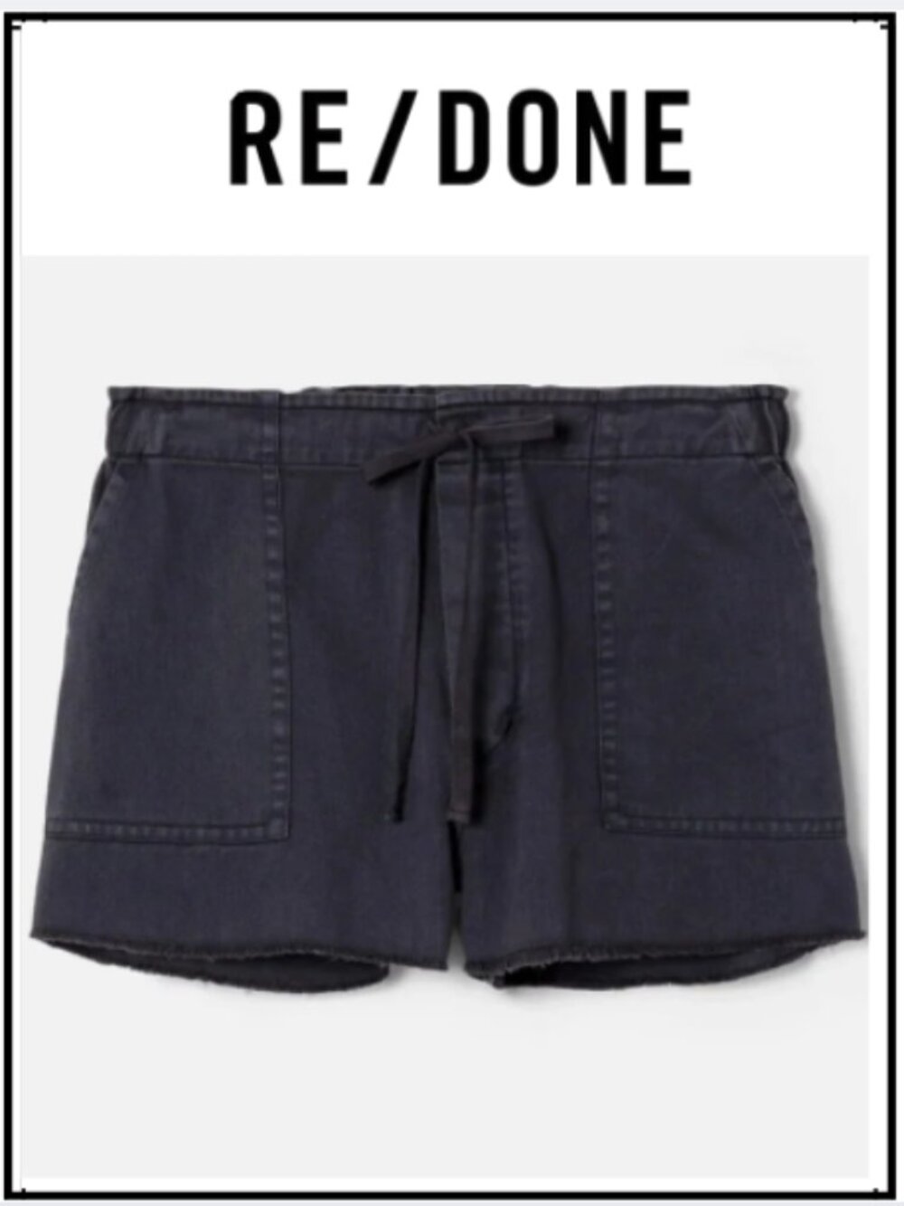 RE/DONE BUTTON FLY SHORTS